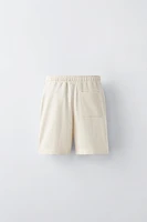 PLUSH SHORTS WITH BANDS