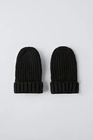 PLAIN KNIT MITTENS