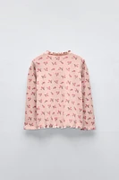 PRINTED SOFT TOUCH RIB T-SHIRT