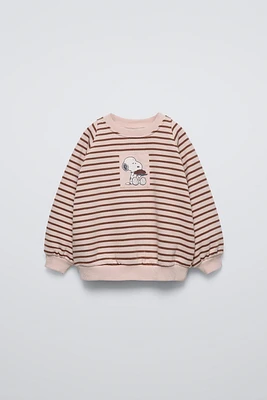 STRIPED SNOOPY PEANUTS™ SWEATSHIRT