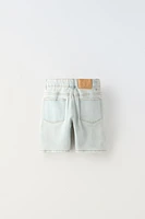 REGULAR FIT DENIM SHORTS