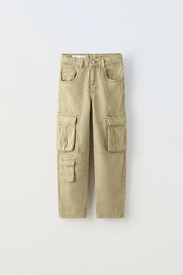 TWILL MULTI-POCKE CARGO PANTS