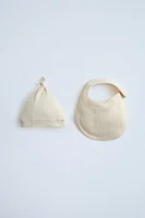 POINTELLE BIB AND HAT PACK