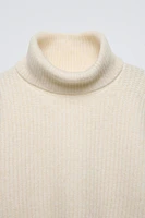 KNIT TURTLENECK SWEATER