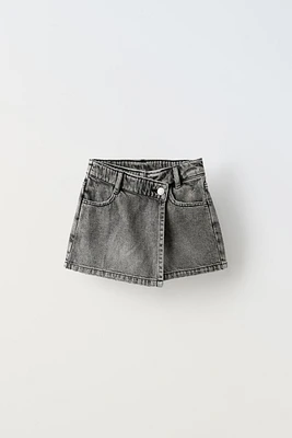 DENIM SKORT