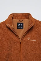 EMBROIDERED FLEECE JACKET