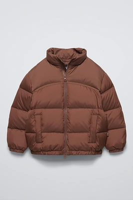 SHORT WATER REPELLENT DOWN PUFFER COAT