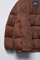 SHORT WATER REPELLENT DOWN PUFFER COAT