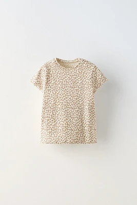 ANIMAL PRINT RIB TOP