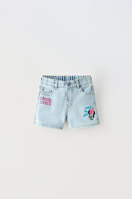 MINNIE MOUSE © DISNEY GRAFFITI DENIM SHORTS