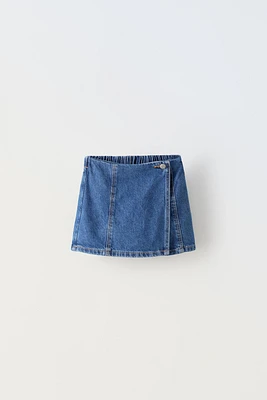 DENIM SKORT