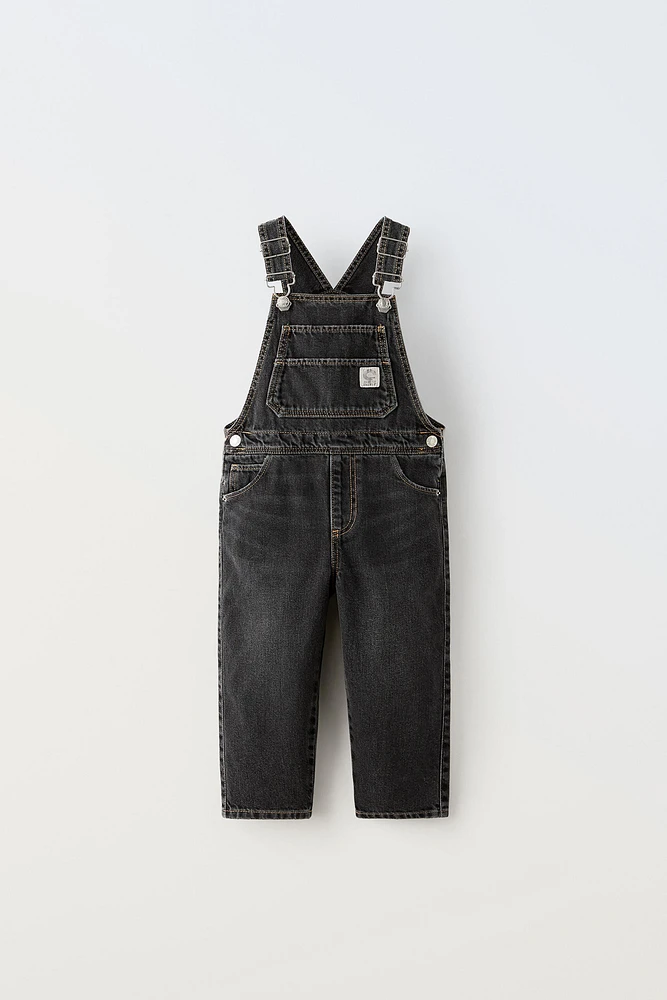 LABEL DENIM OVERALLS