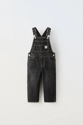 LABEL DENIM OVERALLS