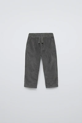 LINED FINE WALE CORDUROY PANTS