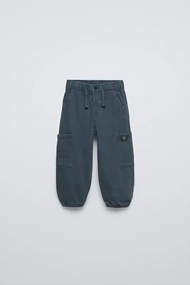 TWILL JOGGER CARGO PANTS