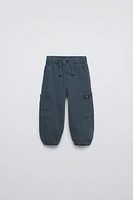 TWILL JOGGER CARGO PANTS