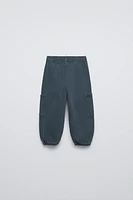 TWILL JOGGER CARGO PANTS