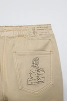 DONALD DUCK ® DISNEY TOPSTITCHED PANTS