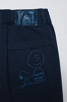 SNOOPY PEANUTS™ PANTS WITH TOPSTITCHING