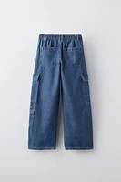 MULTI-POCKET CARGO JEANS