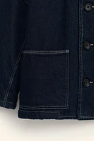 FAUX SHEARLING DENIM JACKET LIMITED EDITION