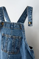 DENIM POCKET OVERALLS