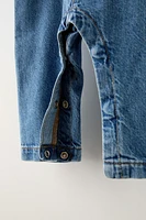 DENIM POCKET OVERALLS