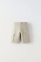 TWILL CARGO SHORTS