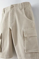 TWILL CARGO SHORTS