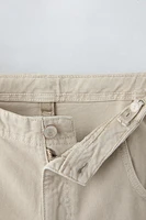 TWILL CARGO SHORTS