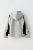 SPORTY ZIPPERED SWEATSHIRT