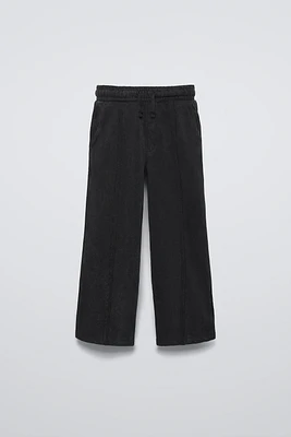 WASHED EFFECT STRAIGHT PANTS