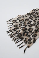 ANIMAL PRINT MAXI SCARF