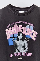 BEETLEJUICE © &™ PRINT T-SHIRT