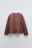 STRIPED POCKET T-SHIRT