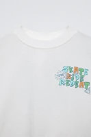 TEXT PRINT T-SHIRT