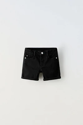 REGULAR DENIM SHORTS