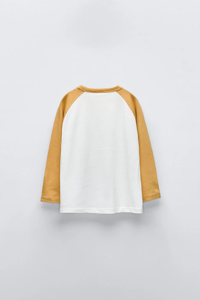 CONTRASTING RAGLAN T-SHIRT