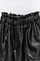 FAUX LEATHER PANTS