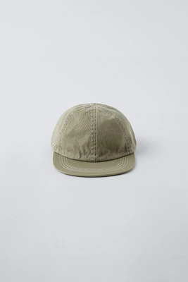 TOPSTITCHED CAP