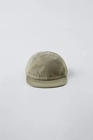 TOPSTITCHED CAP