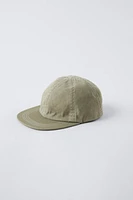 TOPSTITCHED CAP