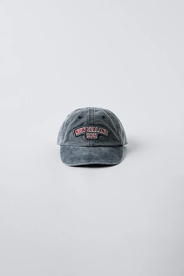 WASHED EMBROIDERED CAP