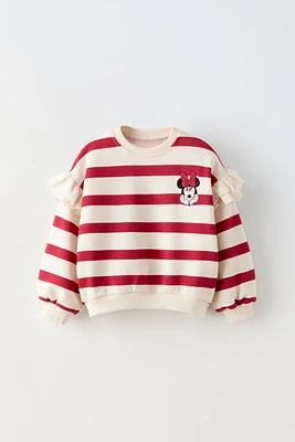 STRIPED MINNIE MOUSE © DISNEY SWEATSHIRT