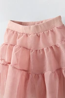 TULLE SKIRT WITH LEGGINGS