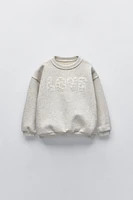 “LOVE” EMBROIDERY SWEATSHIRT