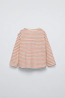 STRIPED POCKET T-SHIRT