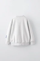 TEXT PRINT SWEATSHIRT