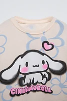 MY MELODY AND CINNAMOROLL © SANRIO FLOCKED T-SHIRT