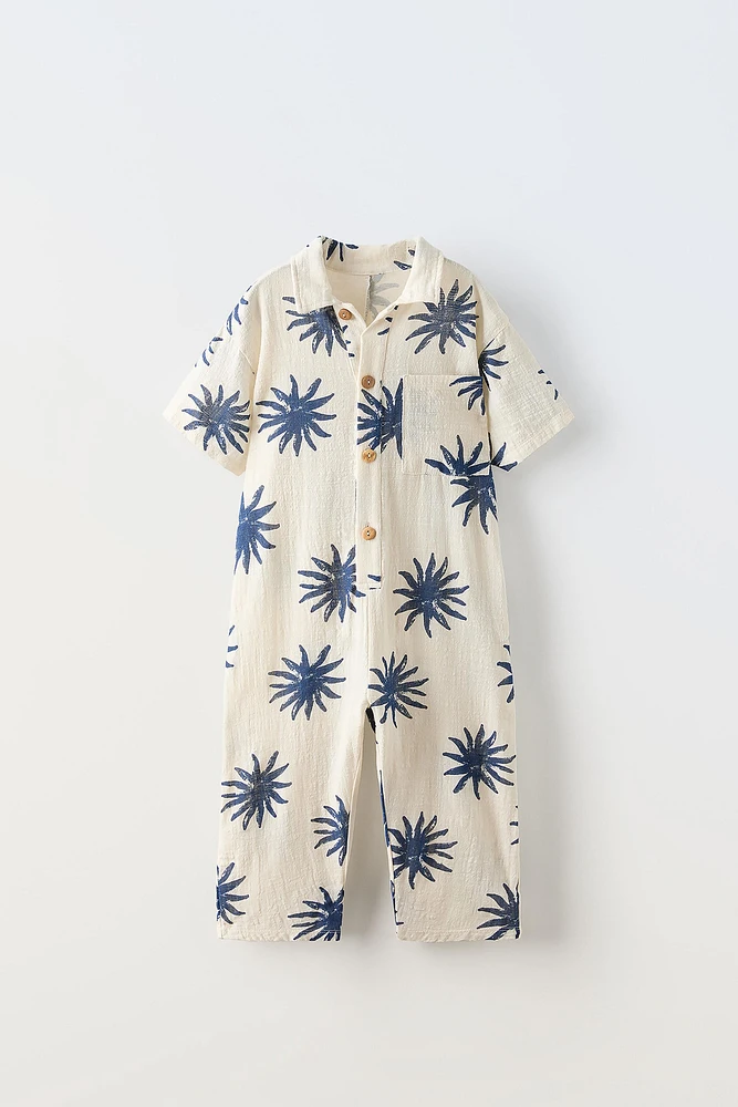 FULL LENGTH SUN PRINT JUMPSUIT